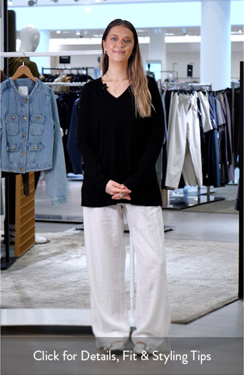 Long Sleeve V-Neck Tunic Top, sales video thumbnail