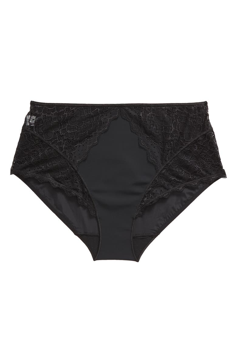 Simone Perele Caresse Retro Briefs, Alternate, color, Black
