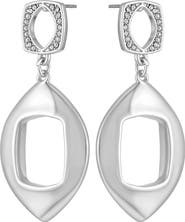 Vince Camuto Pavè Double Drop Earrings