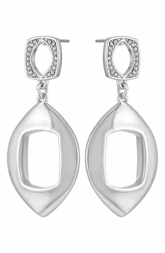 Vince Camuto Pavè Double Drop Earrings