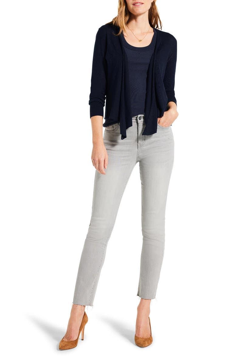 Perfect Knit Rib Scoop Neck Tank, Alternate, color, DARK INDIGO