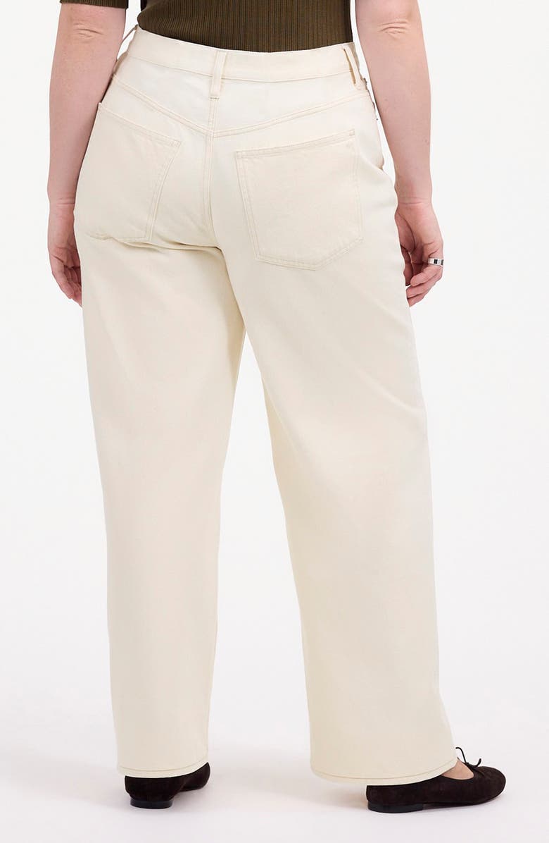 Madewell Low Slung Baggy Jeans, Alternate, color, Vintage Ivory