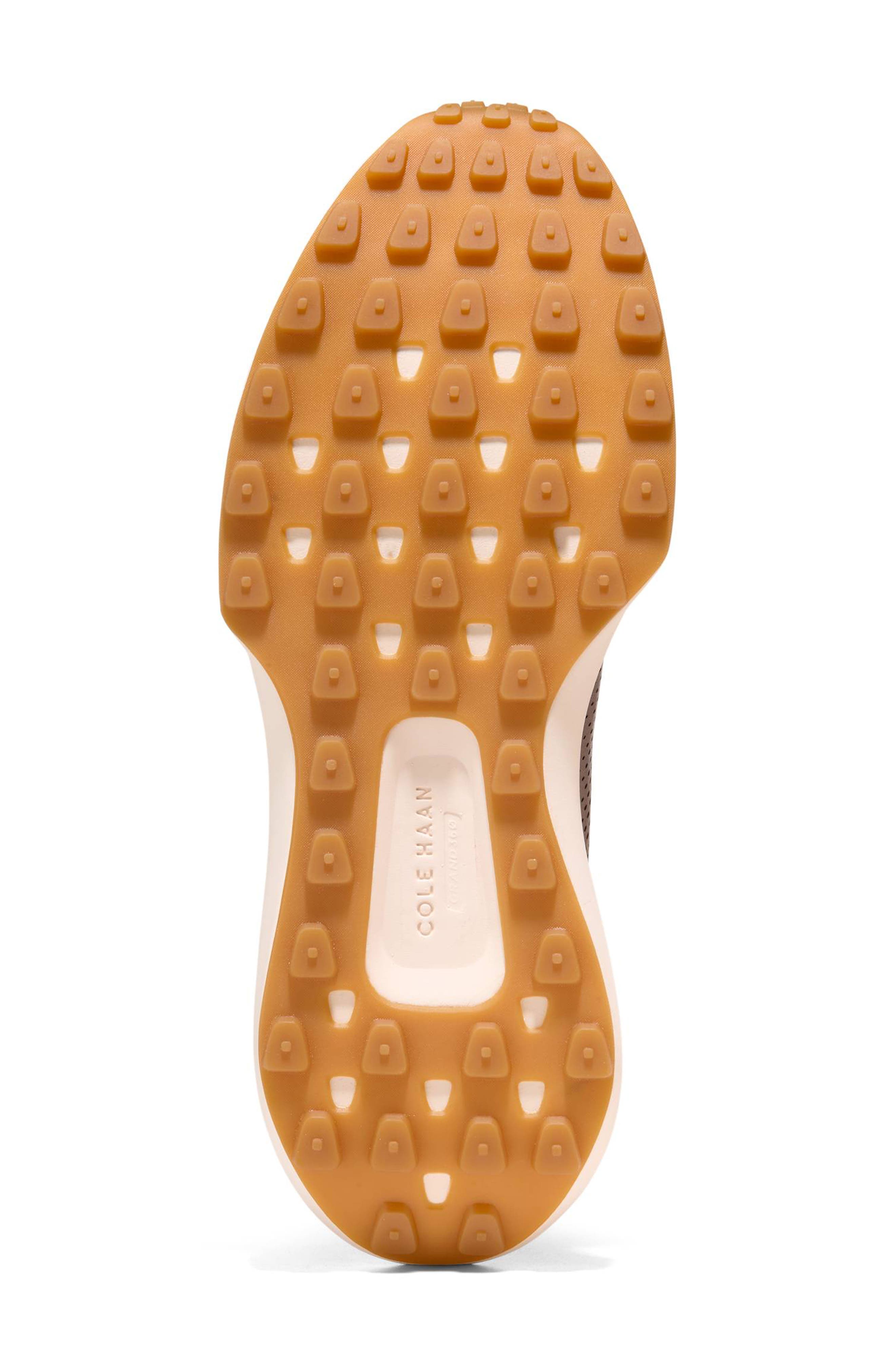 Cole Haan GrandPro Ashland Laser Perforated Sneaker, Alternate, color, Acorn/ Madeira/ Ivory