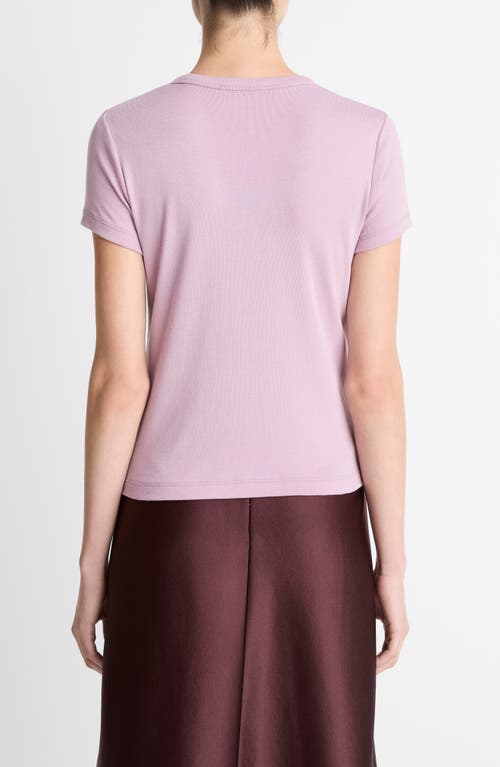 Vince Shrunken '90s T-shirt In Purple