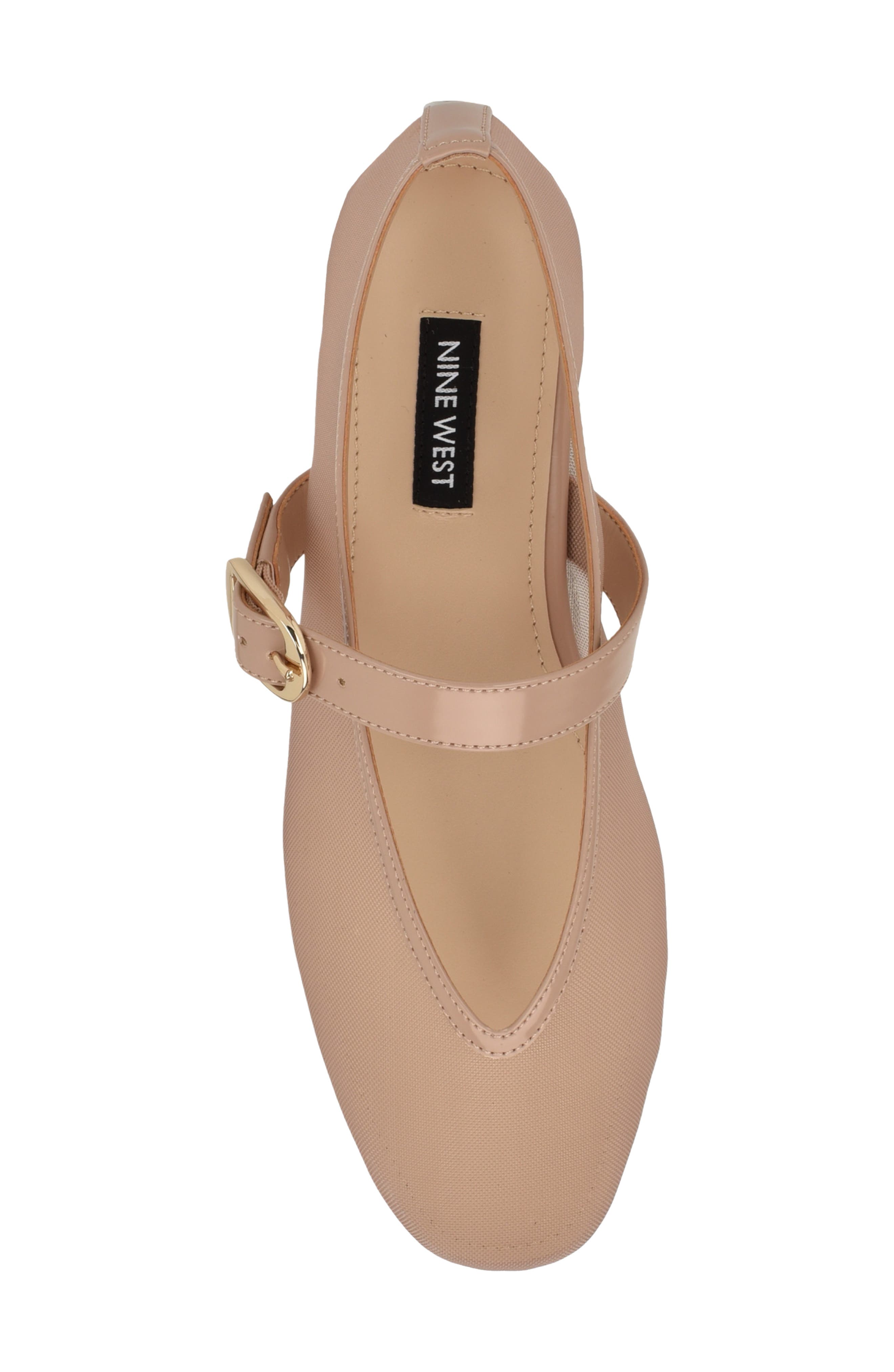 Vanceen Mary Jane Flat, Alternate, color, LIGHT NATURAL
