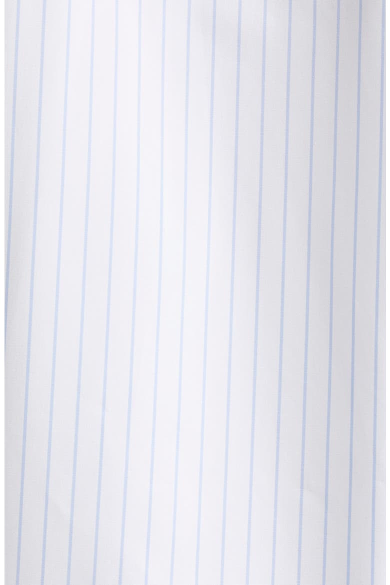 Classic Stripe Cotton Button-Up Shirt, Alternate, color, LIGHT BLUE