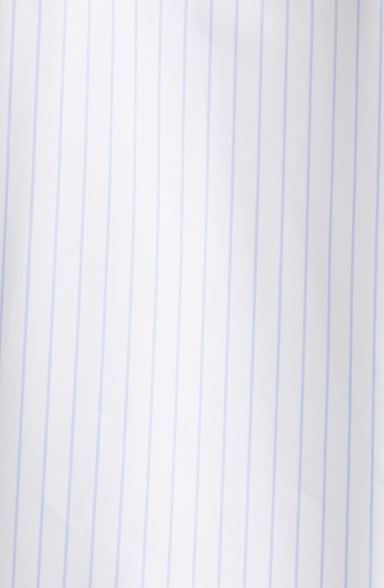 Thom Browne Classic Stripe Cotton Button-Up Shirt, Alternate, color, Light Blue