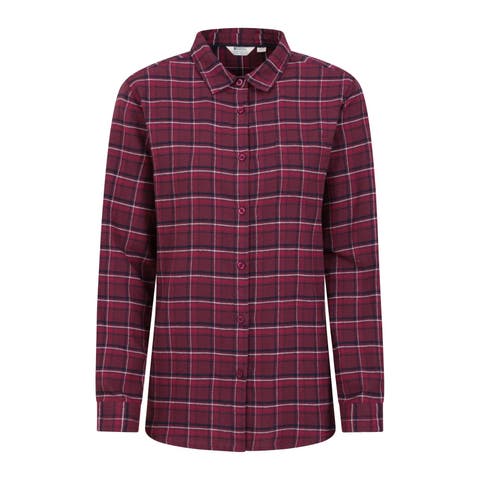 Balsam Brushed Flannel Longline Shirt
