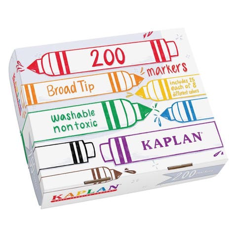 Washable Broad Tip Marker Class Pack - 200 Per Box