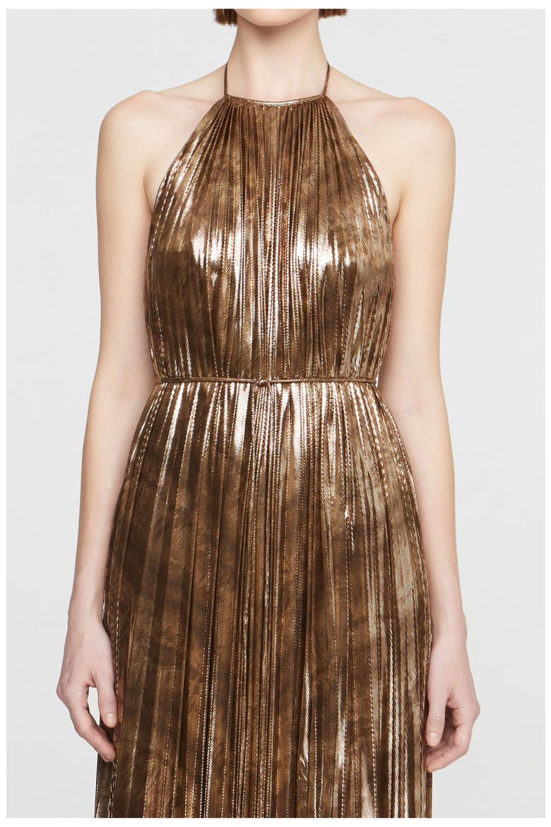 Maxine Jersey Gown, Alternate, color, Copper