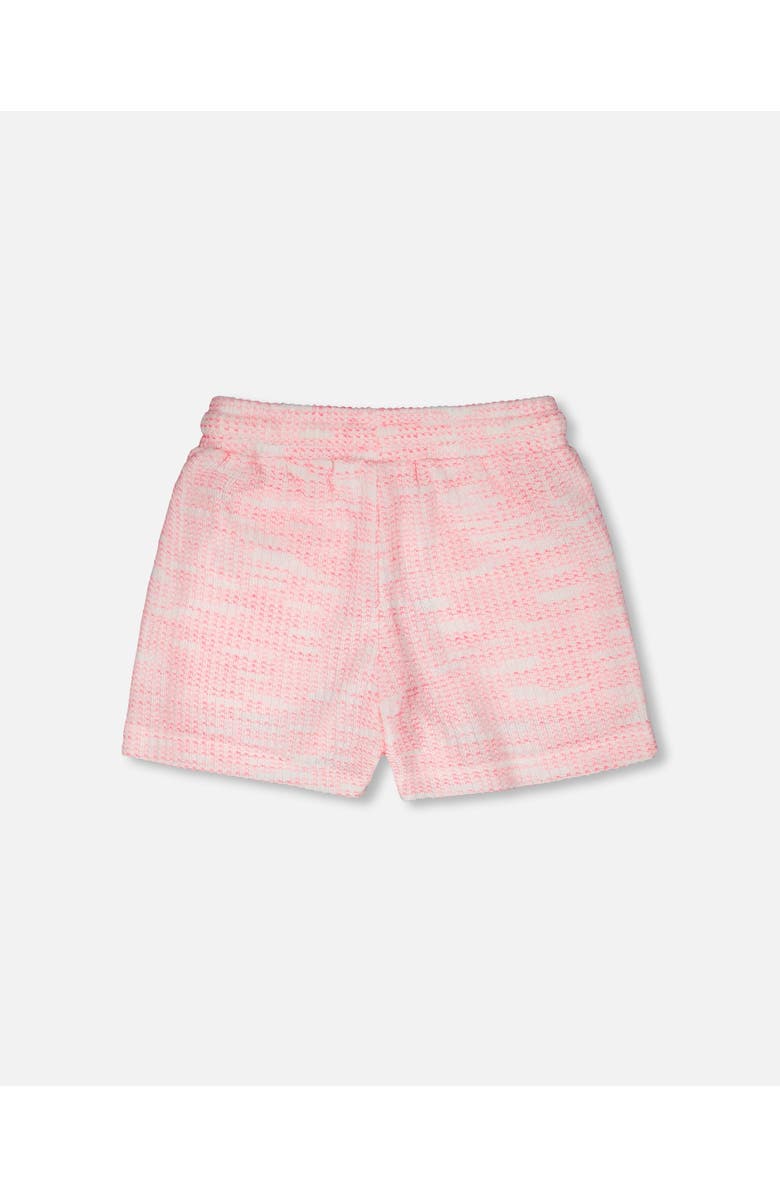 Deux par Deux Elastic Waist Jacquard Knit Shorts, Alternate, color, Multicolor