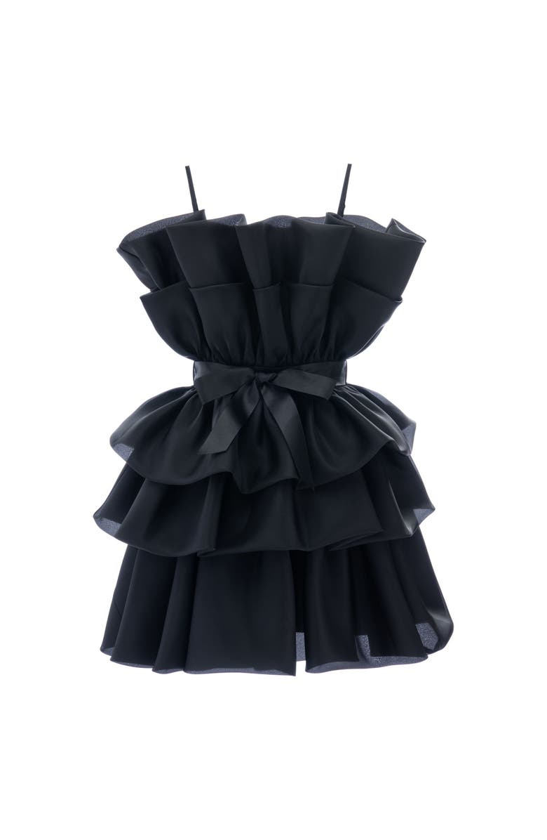 Tulleen Noella Dress, Main, color, Black