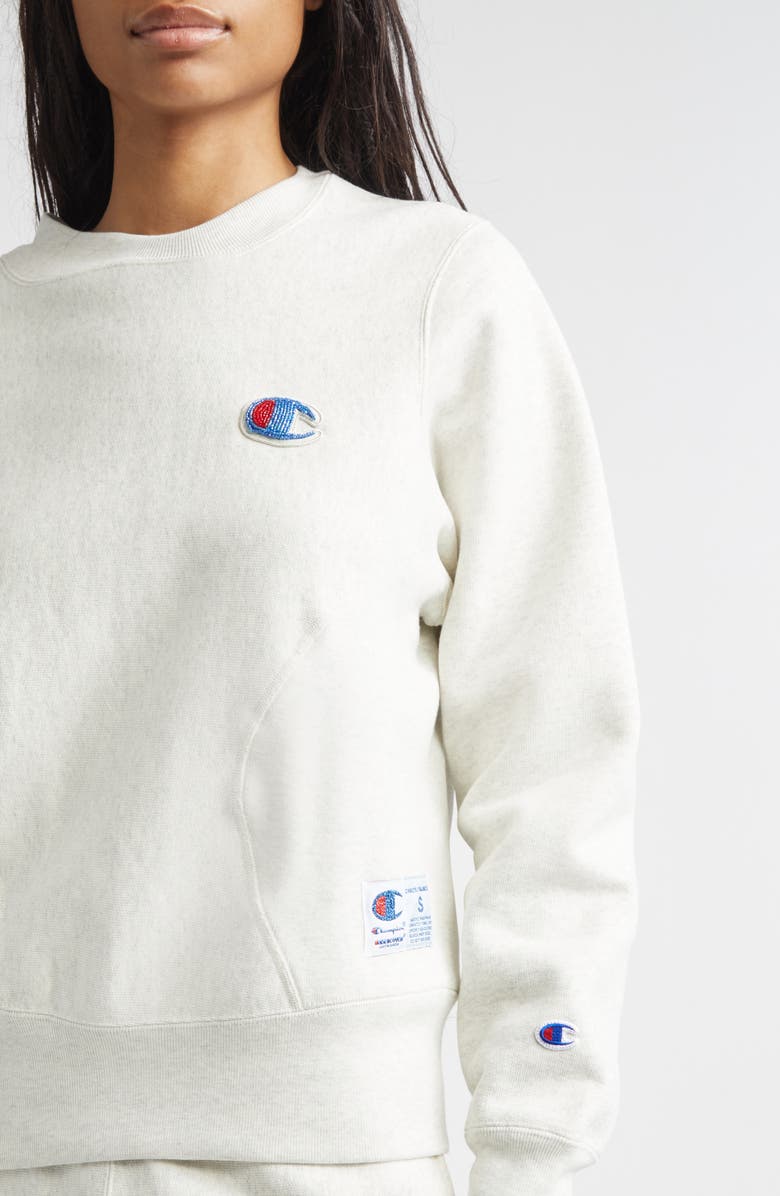 Undercover x Champion Reverse Weave<sup
®</sup
Fleece Sweatshirt, Alternate, color, Oatmeal