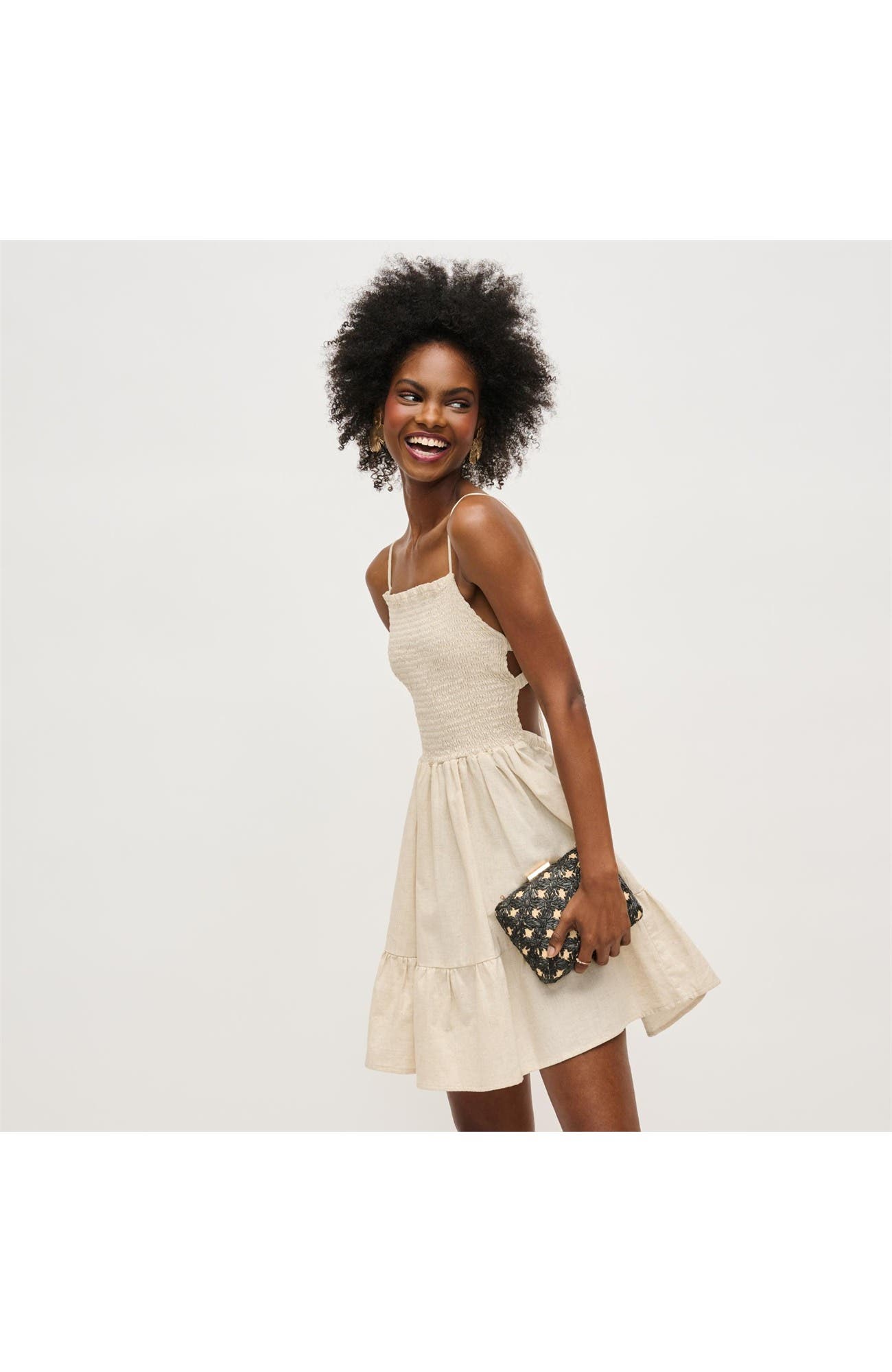 Samantha Evening Bag, Alternate, color, Black Natural
