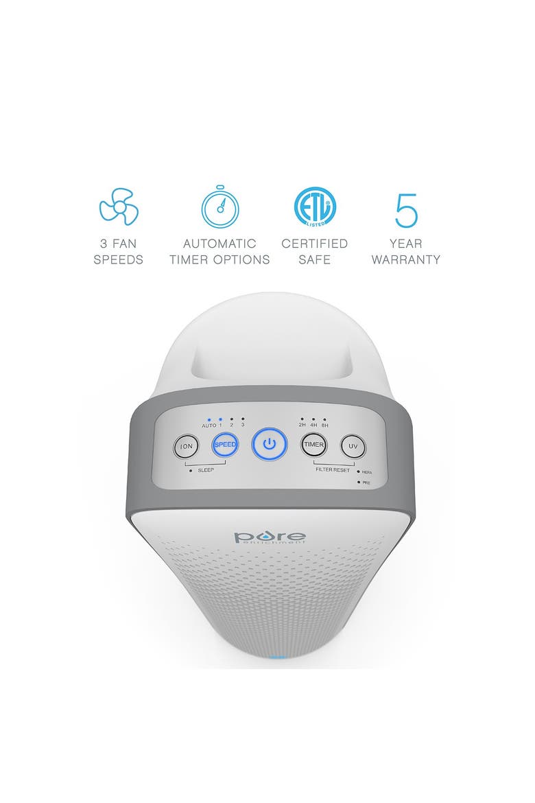 PureZone Elite 4-in-1 True HEPA Air Purifier - White, Alternate, color, WHITE