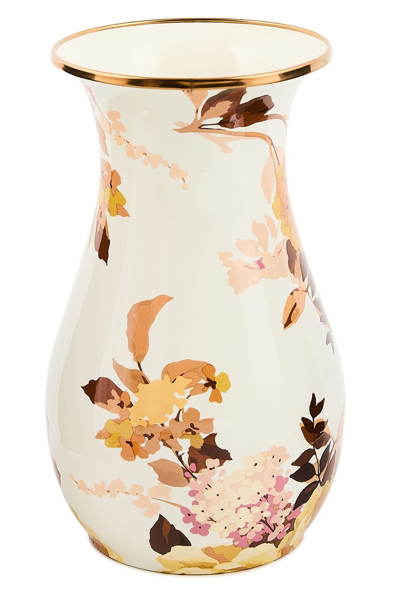 Wild Rose Tall Vase, Main, color, WHITE