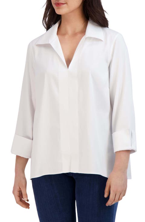 Agnes Split Cuff Popover Blouse