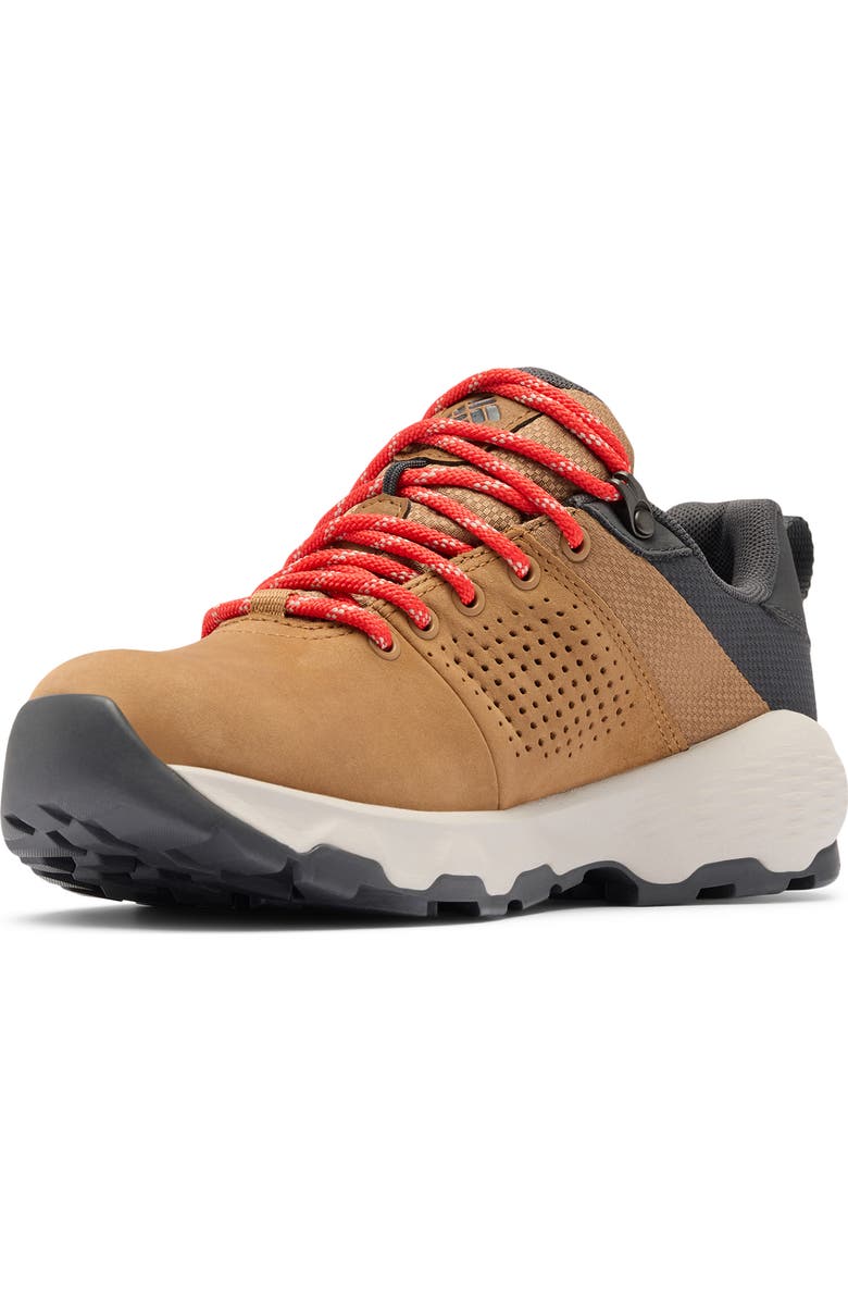 Columbia Newton Nimble Waterproof Hiking Sneaker, Main, color, Elk/ Poppy Red