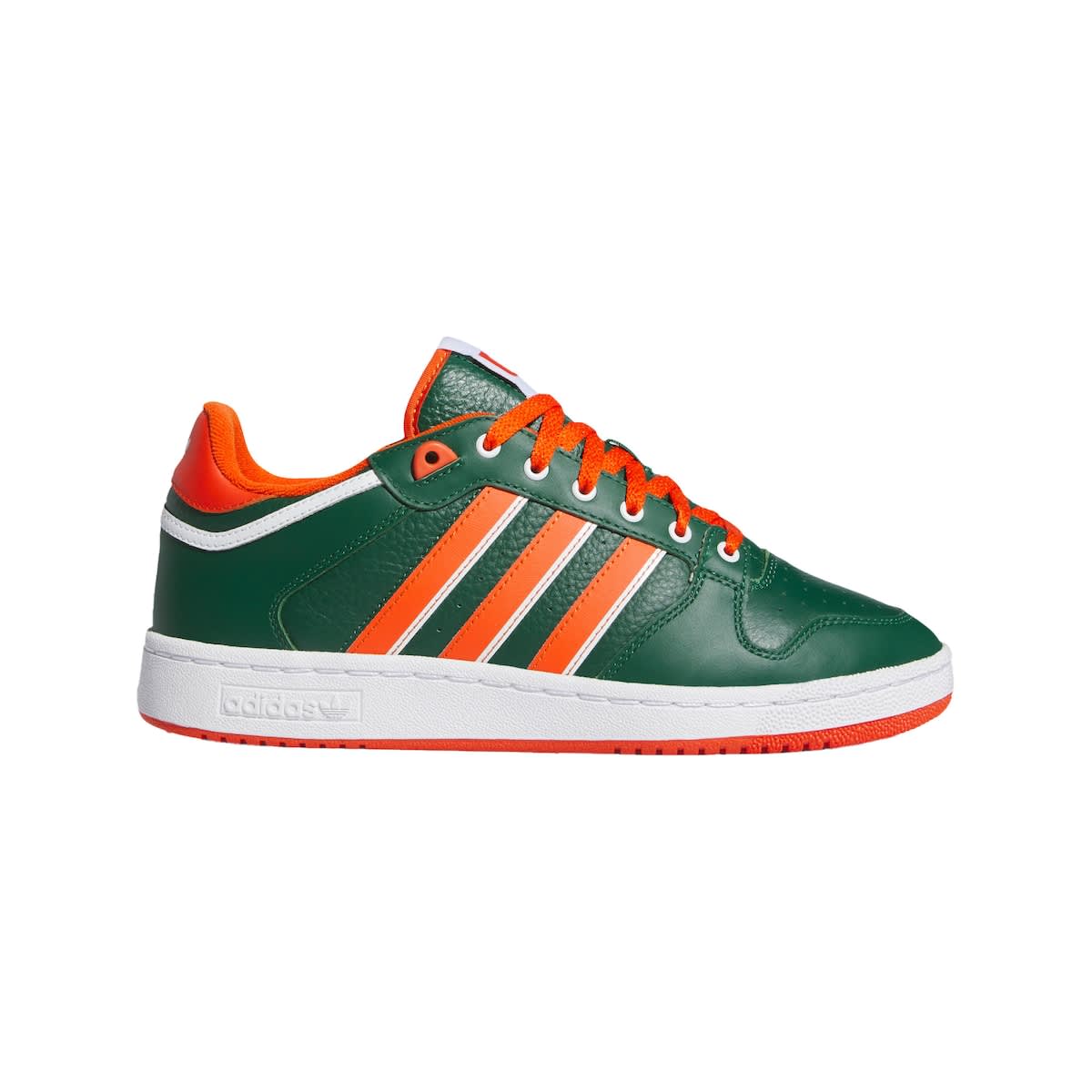 adidas Unisex adidas Green/Orange Miami Hurricanes Centennial 85 Low Basketball Shoes, Alternate, color, 