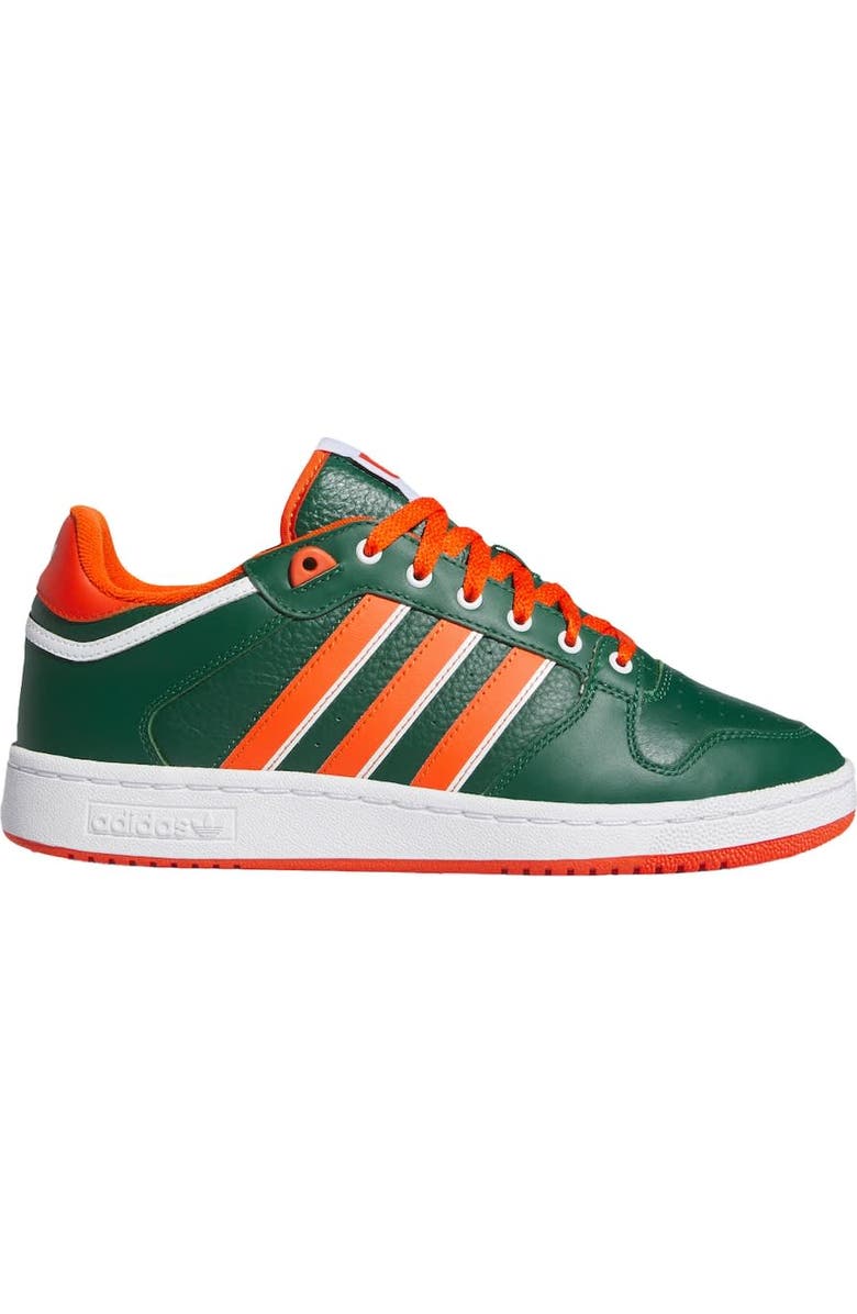 adidas Unisex adidas Green/Orange Miami Hurricanes Centennial 85 Low Basketball Shoes, Alternate, color,