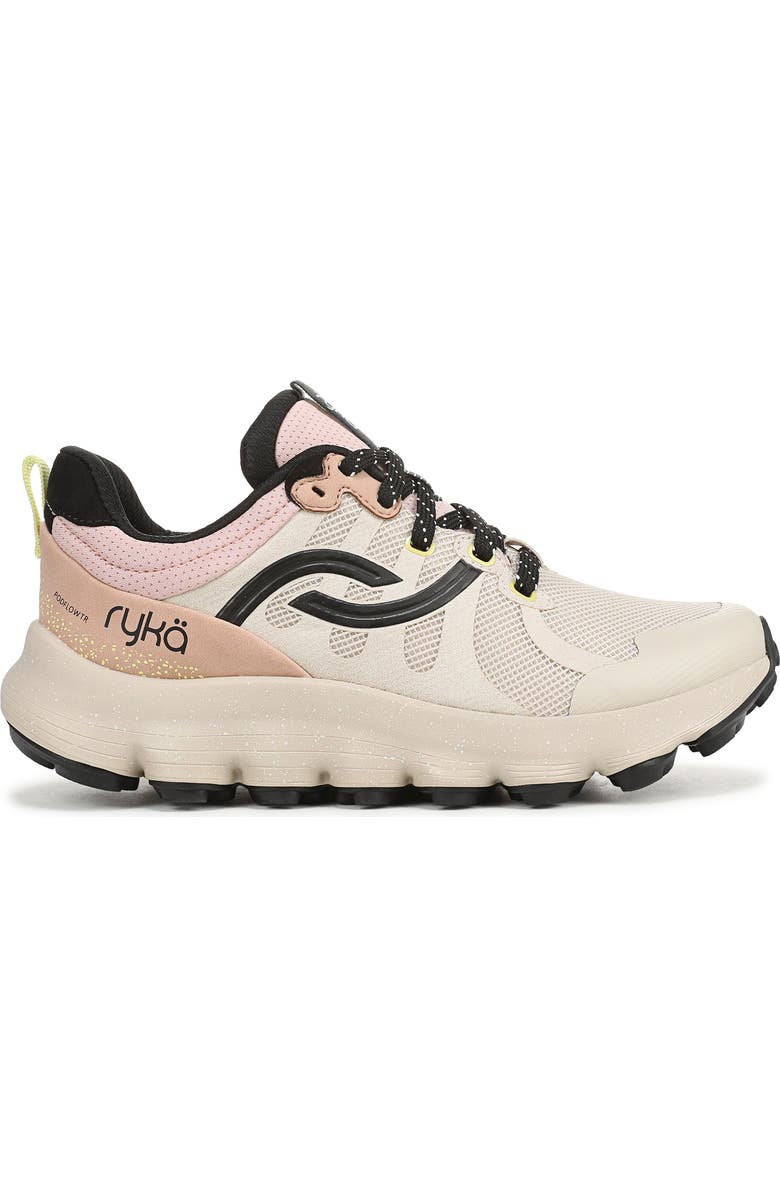 Rykä Podflow TR Trail Walking Sneaker, Alternate, color, Beach Beige Black