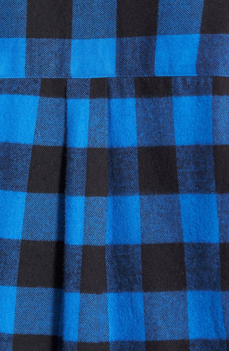 Sandra Plaid Cotton Flannel Boyfriend Shirt, Alternate, color, 