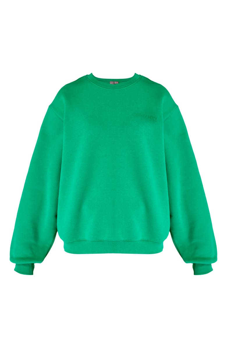 Sweaty Betty The Elevated Cotton Blend Crewneck Sweatshirt, Alternate, color, 