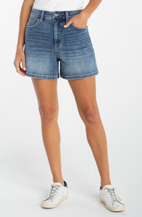 Heritage High Waist Denim Shorts (Horizons)