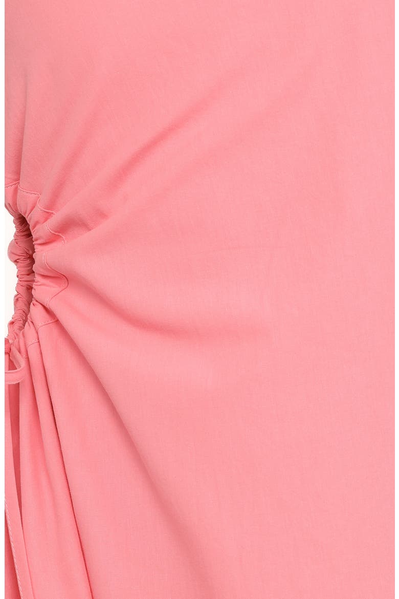 Corina Cutout Cotton Maxi Sundress, Alternate, color, WATERMELON