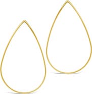 Sterling Forever 14K Gold Plated Teardrop Stud Earrings