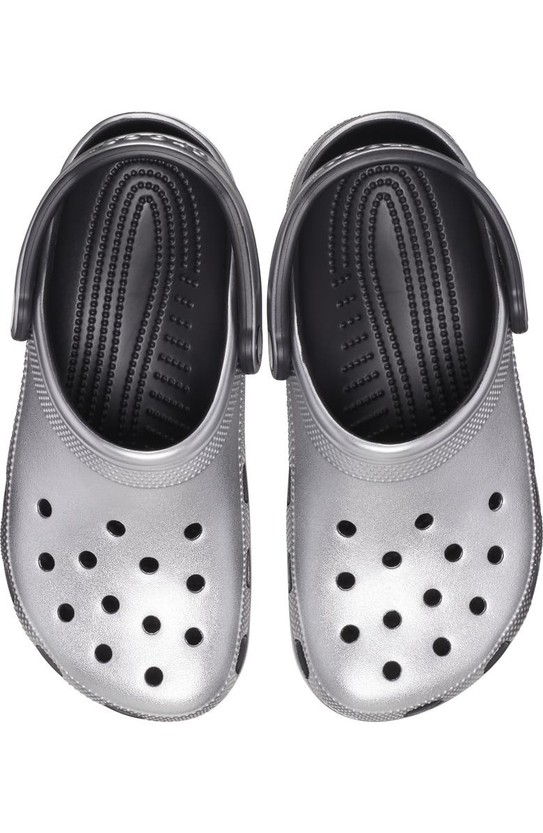 CROCS Metallic Classic Clog, Alternate, color,
