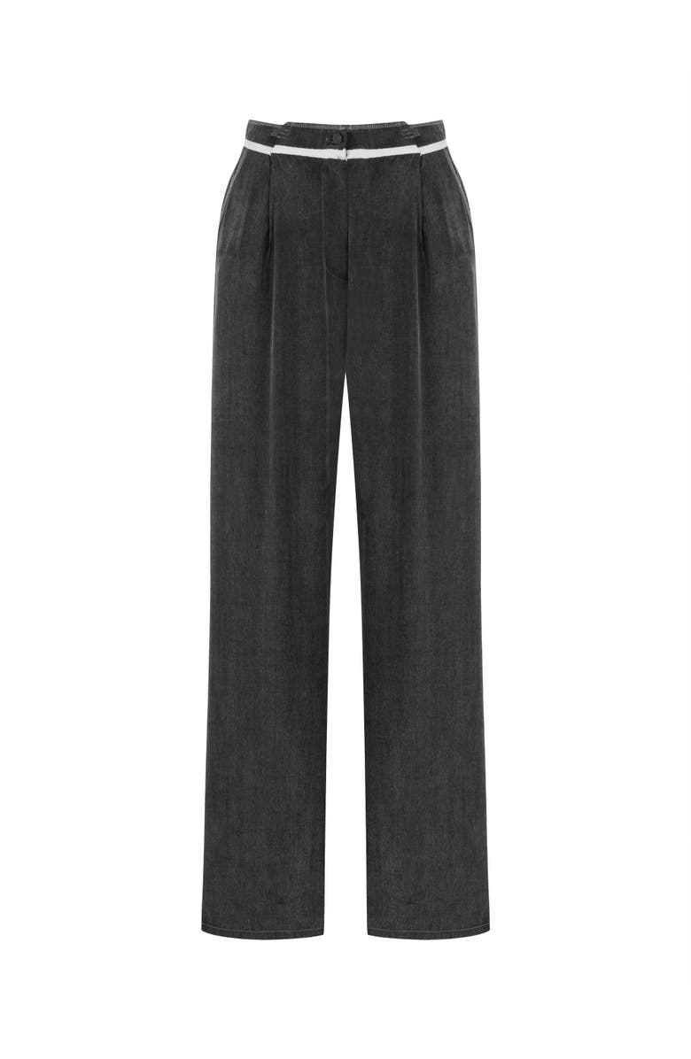 Nocturne Pleated Palazzo Pants, Alternate, color, 