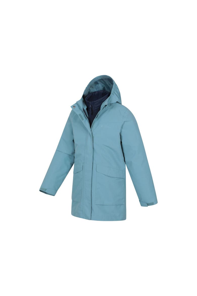 Childrens/kids Alaskan Three In 1 Waterproof Jacket, Alternate, color, Teal