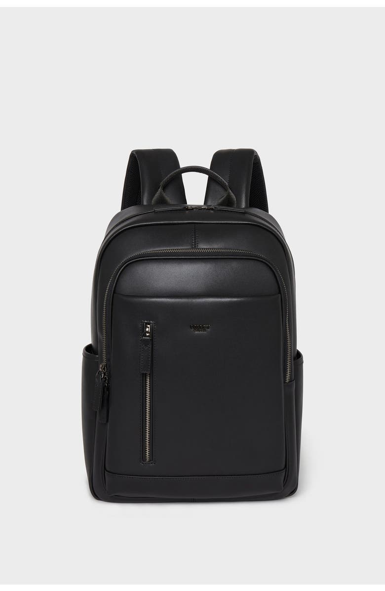 Osprey London The Hudson Leather Backpack, Main, color, Black