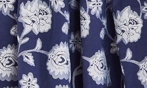 Amanda Uprichard Abernathy Floral Midi Dress In Blue