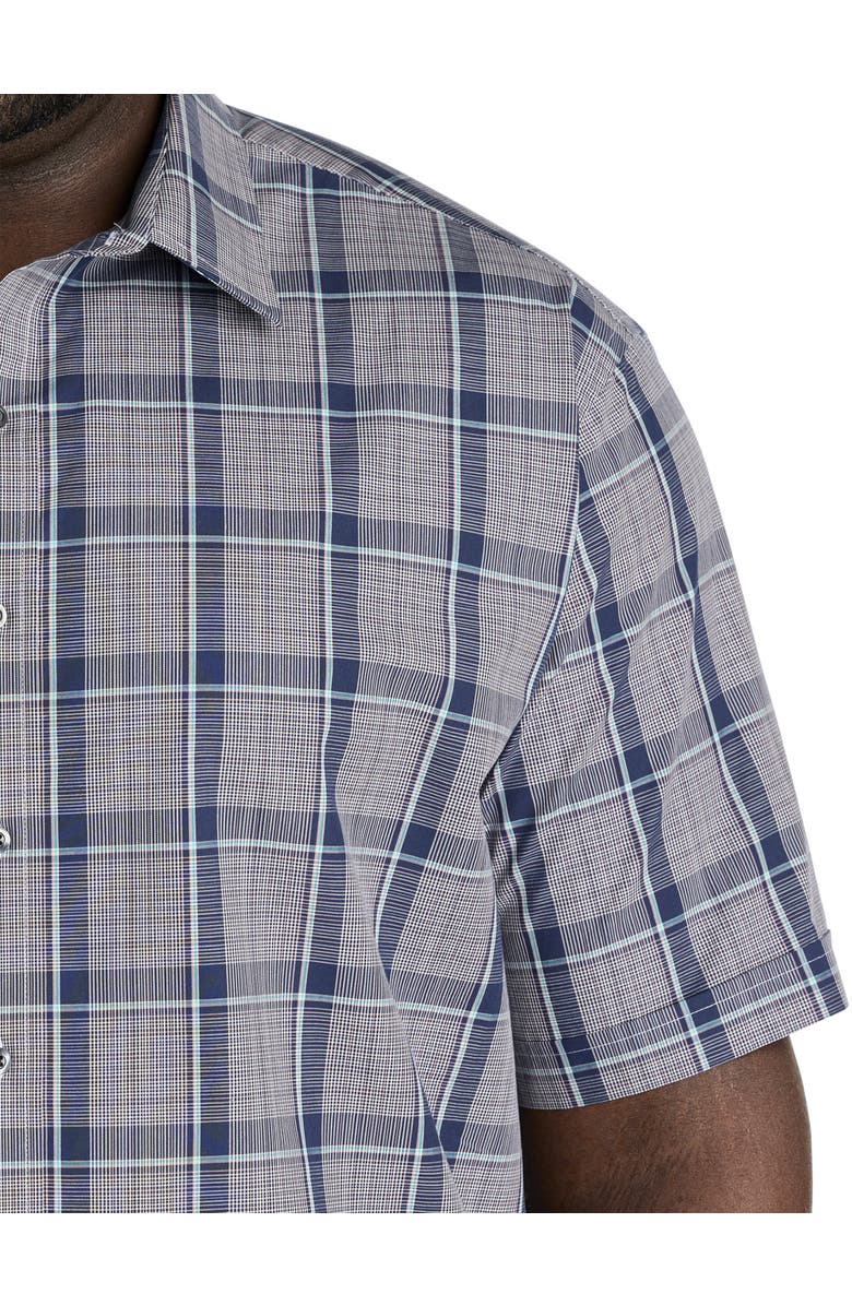 Synrgy by DXL Big & Tall Large Plaid Sport Shirt, Alternate, color, Multi