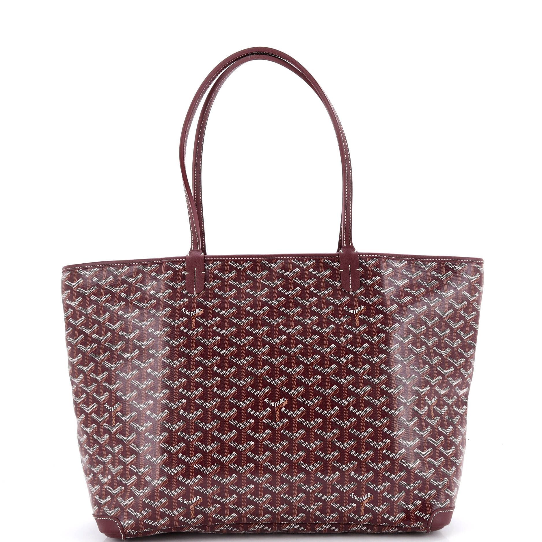 Pre-Owned Goyard Artois Tote Coated Canvas MM, Alternate, color, Purple