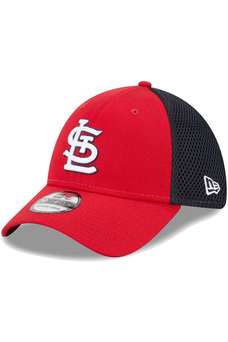 Men's New Era Red St. Louis Cardinals Team Neo 39THIRTY Flex Hat, Alternate, color, Red