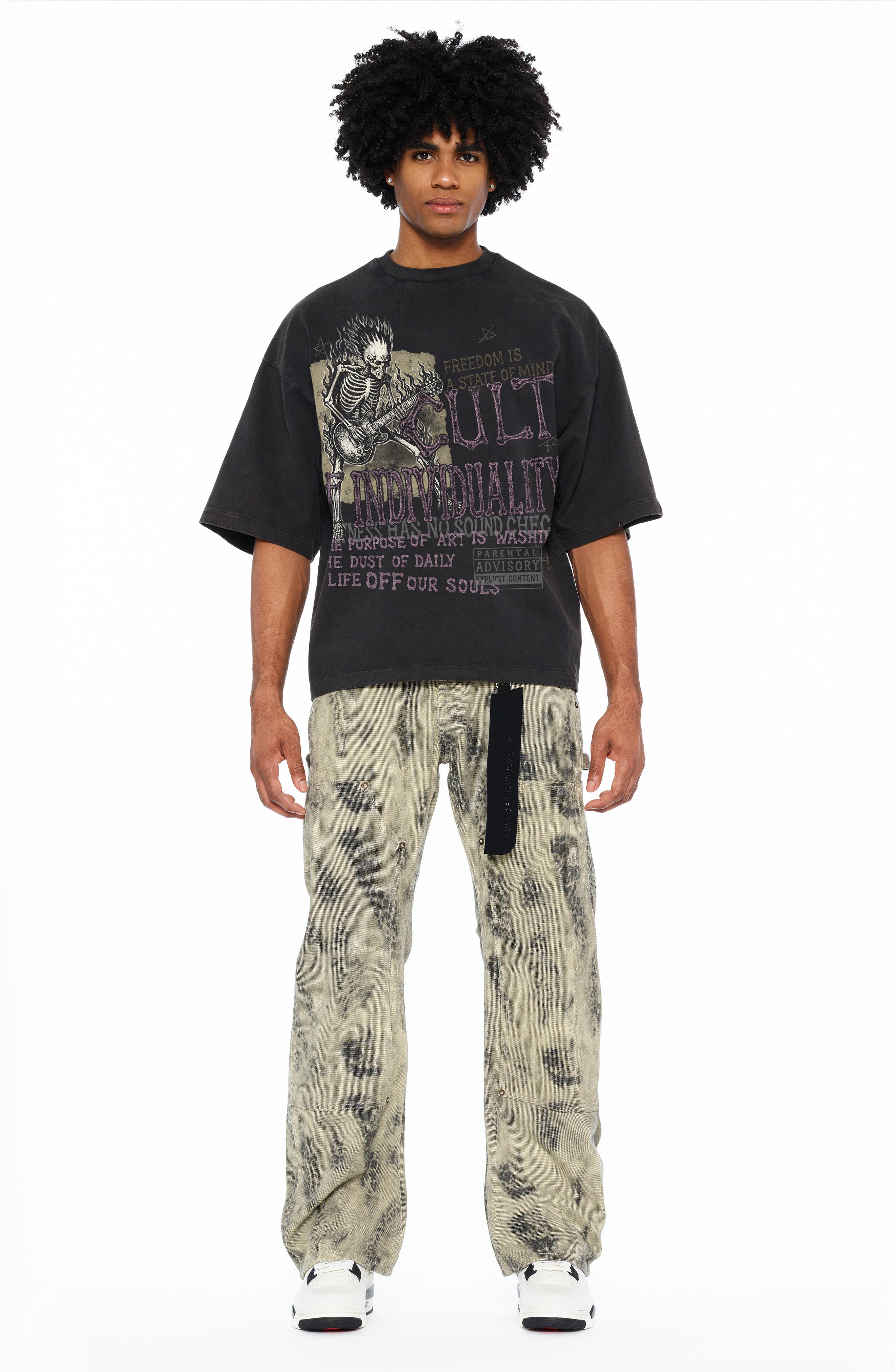 Cult of Individuality Boxy Oversized Graphic T-Shirt (Men) | Nordstrom