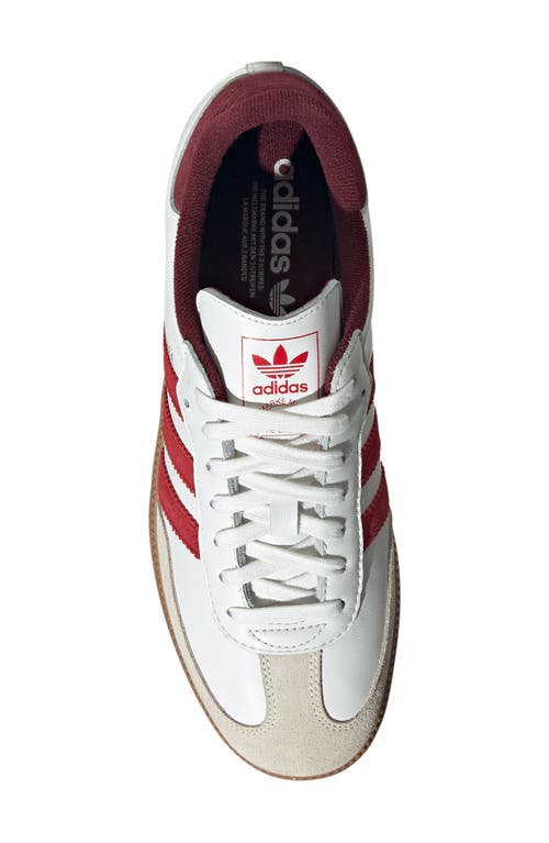 Adidas Originals Adidas Samba Og Sneakers In White/scarlet/red