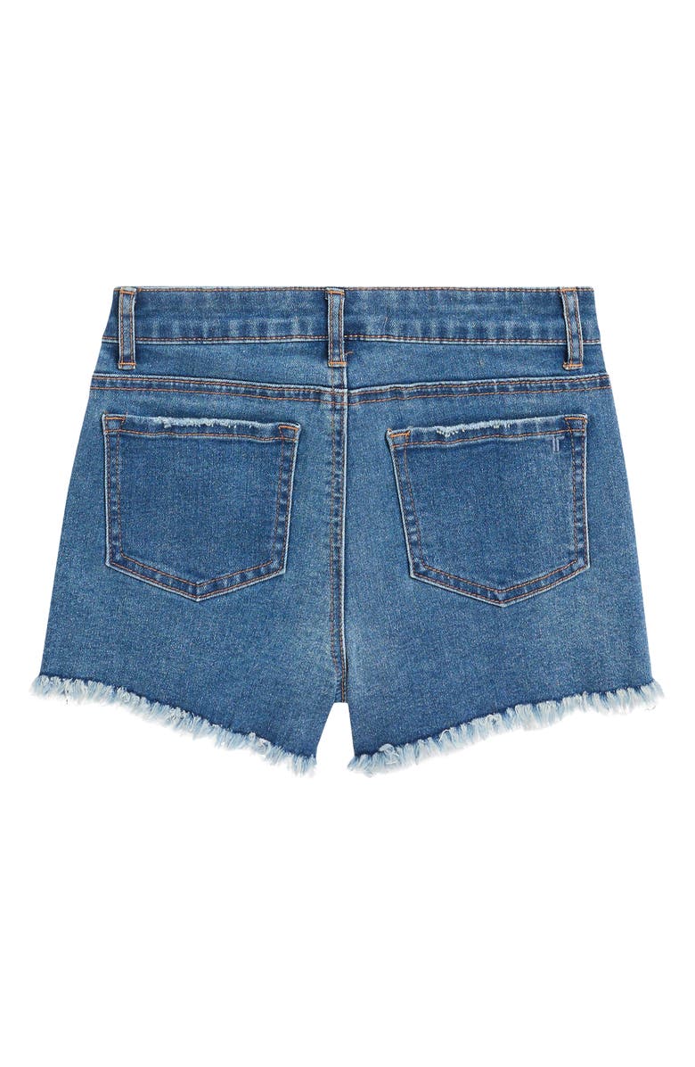 Tractr Kids' Brittany Distressed Denim Shorts, Alternate, color, 