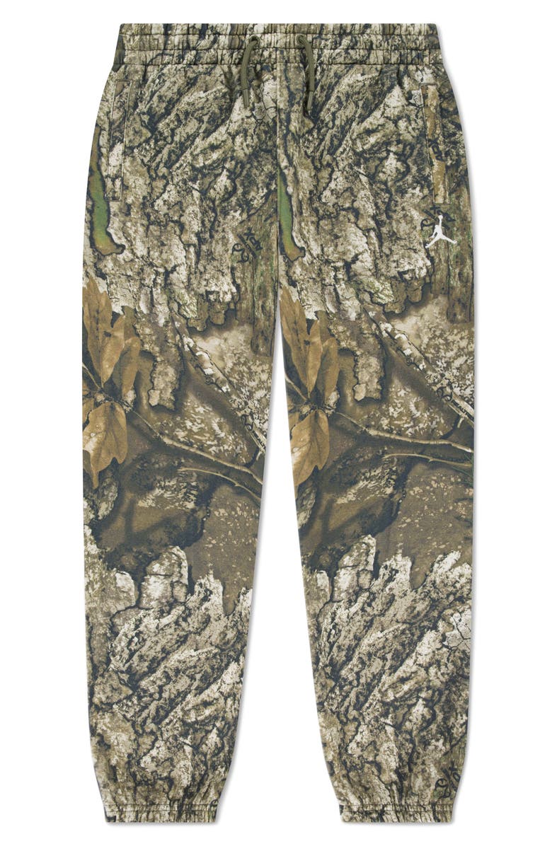 Jordan Kids' x Realtree MJ MVP Fleece Pants, Main, color, Medium Olive