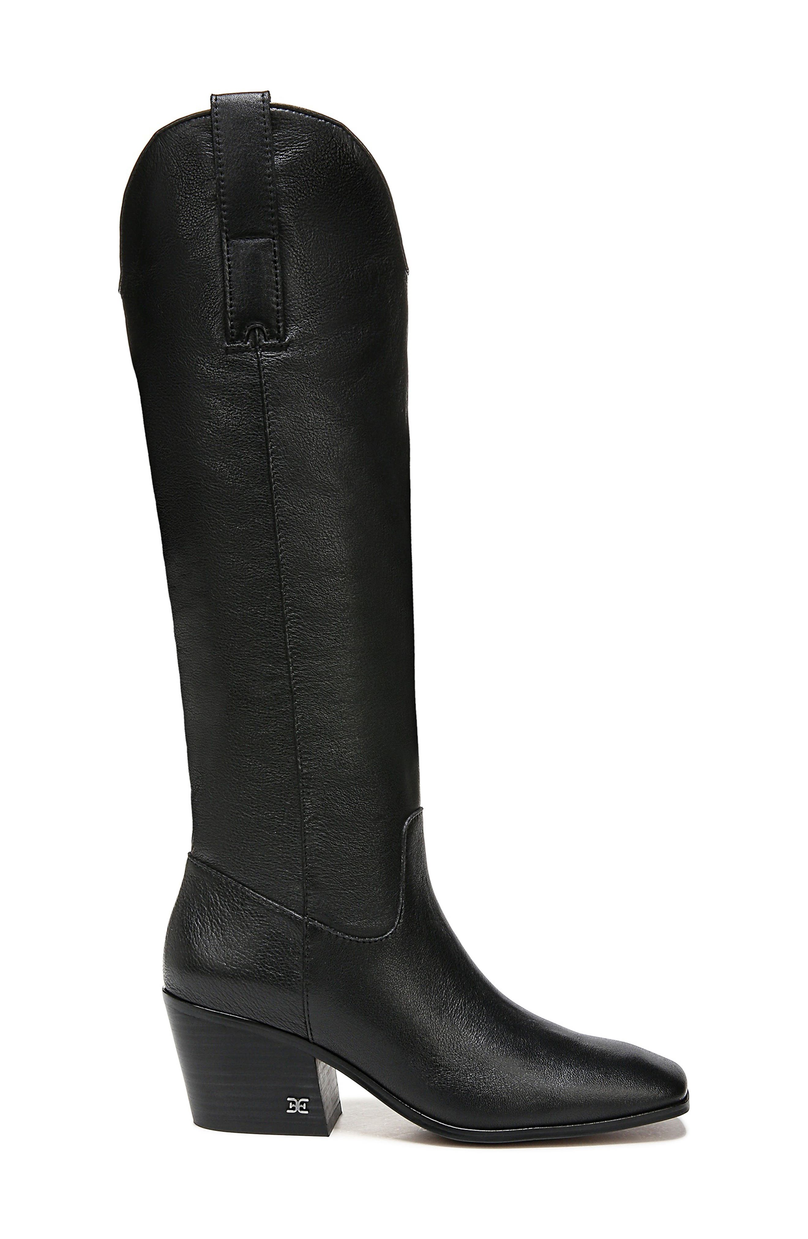 Britten Western Boot, Alternate, color, BLACK/ BLACK