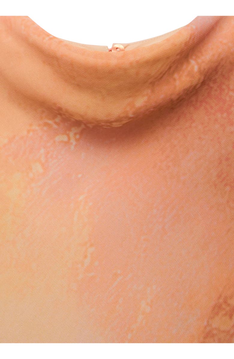 MANGO Gradient Pattern A-Line Dress, Alternate, color, 