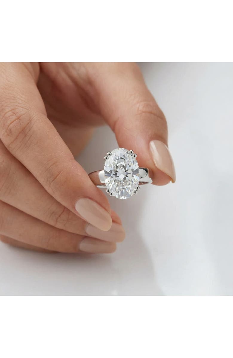 Bliss Diamond Certified 4Ct Oval Diamond Solitaire Engagement Ring Lab Grown, Alternate, color, 14K Rose Gold