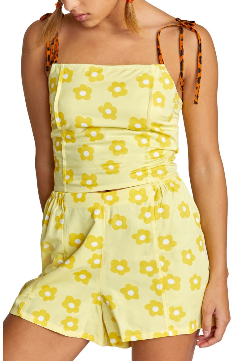 Nicky Tie Strap Cami, Alternate, color, PINEAPPLE