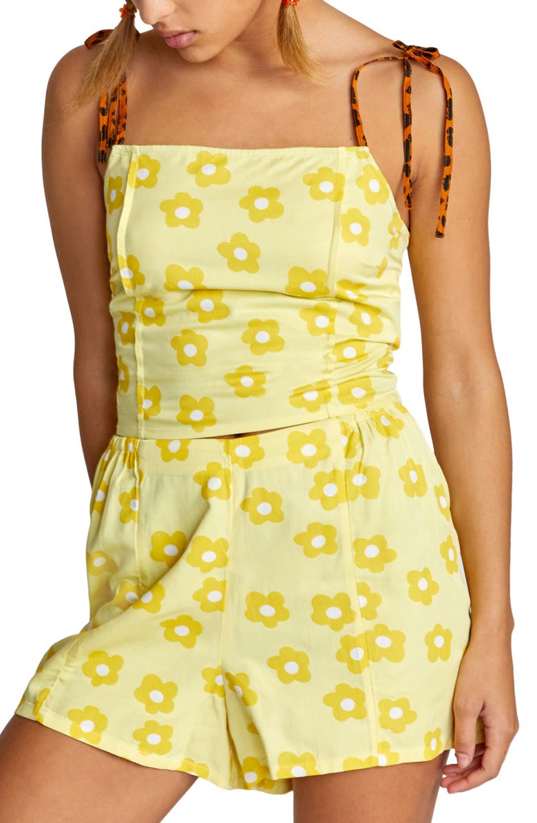 RVCA Nicky Tie Strap Cami, Alternate, color,