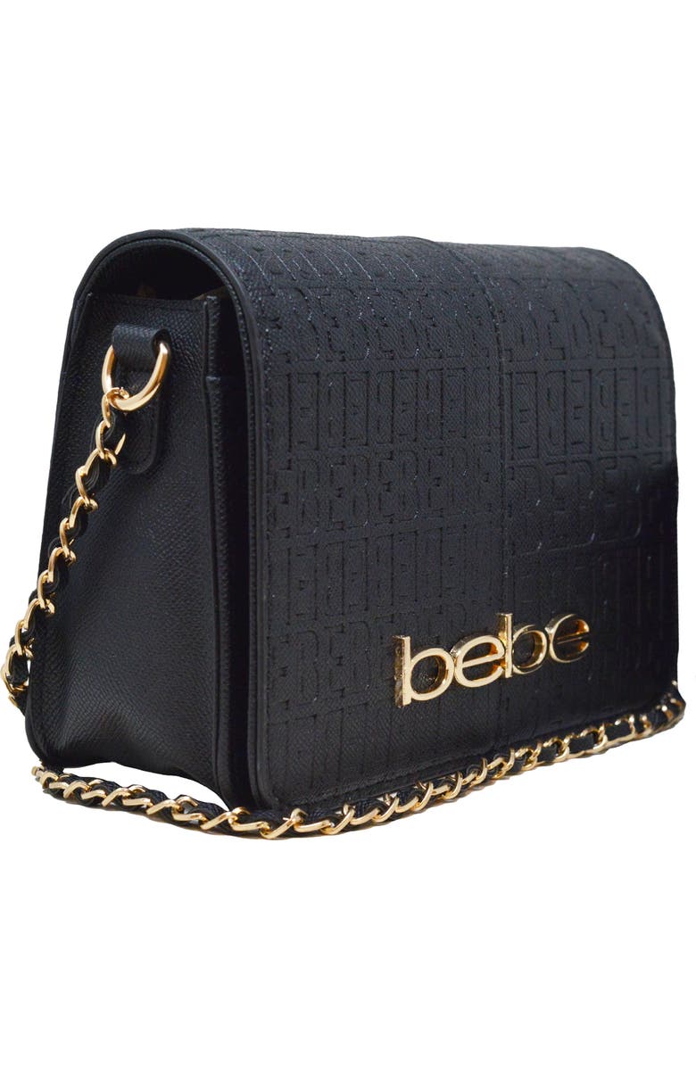 bebe Ailey Embossed Large Crossbody Bag, Alternate, color,
