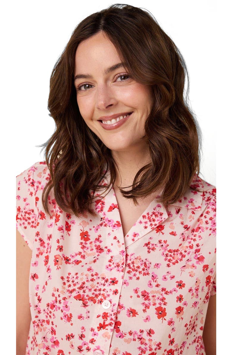 The Cat's Pajamas Voile Capri Set, Alternate, color, Petite Rosette