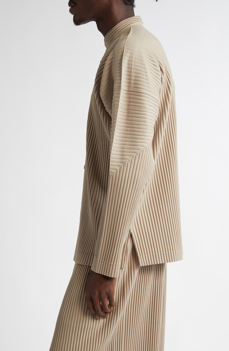 Homme Plissé Issey Miyake Monthly Colors September Pleated Button-Up Shirt, Alternate, color, 